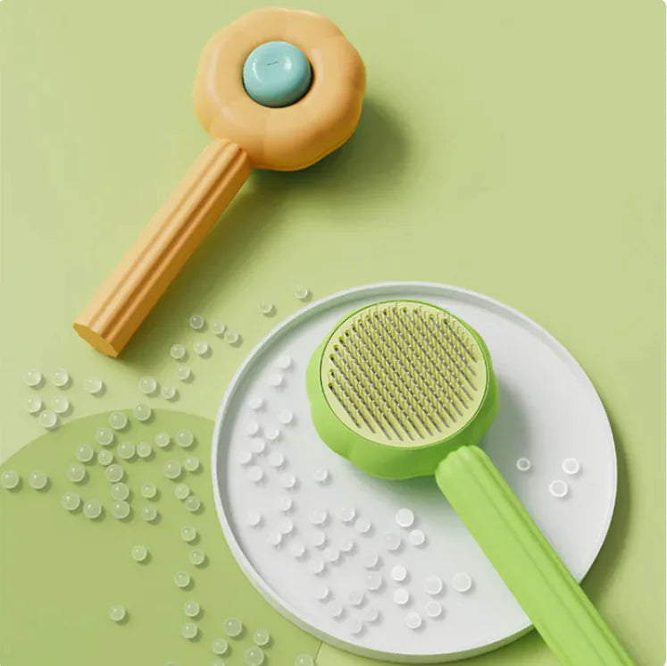Groomiepies™ Sunflower Pet Grooming Brush