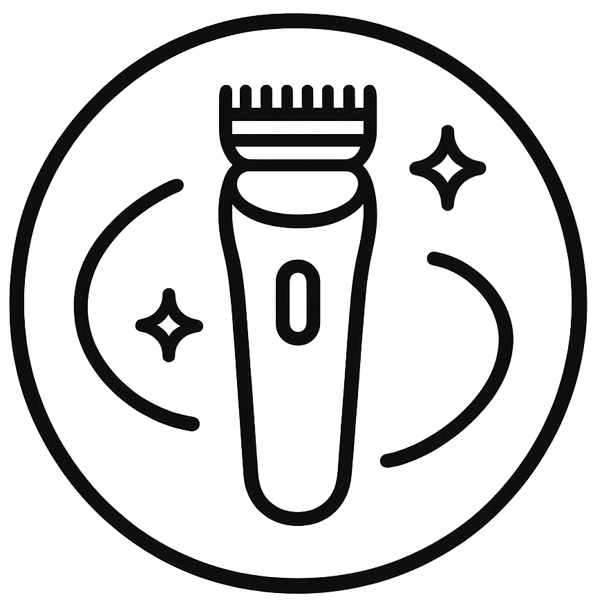 a vector icon for "Effortless grooming experience"