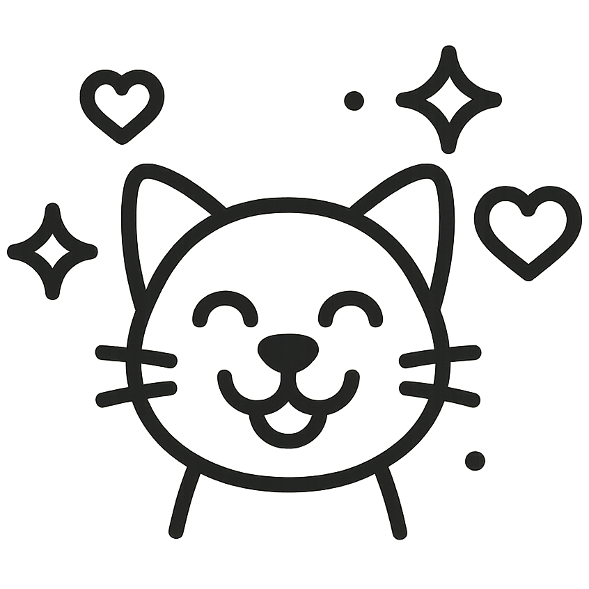 a vector icon for "Pleasurable for your pet"
